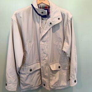 London Fog Towne Men’s Small Lightweight Tan Cotton Spring Jacket